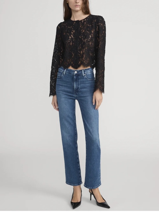 Frame Denim Denim - Frame Denim Women's Straight Leg Jeans in Medium Blue